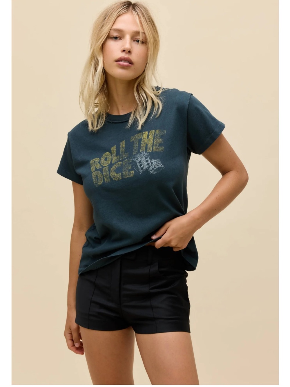 NWT Roll The Dice Reverse GF Tee
